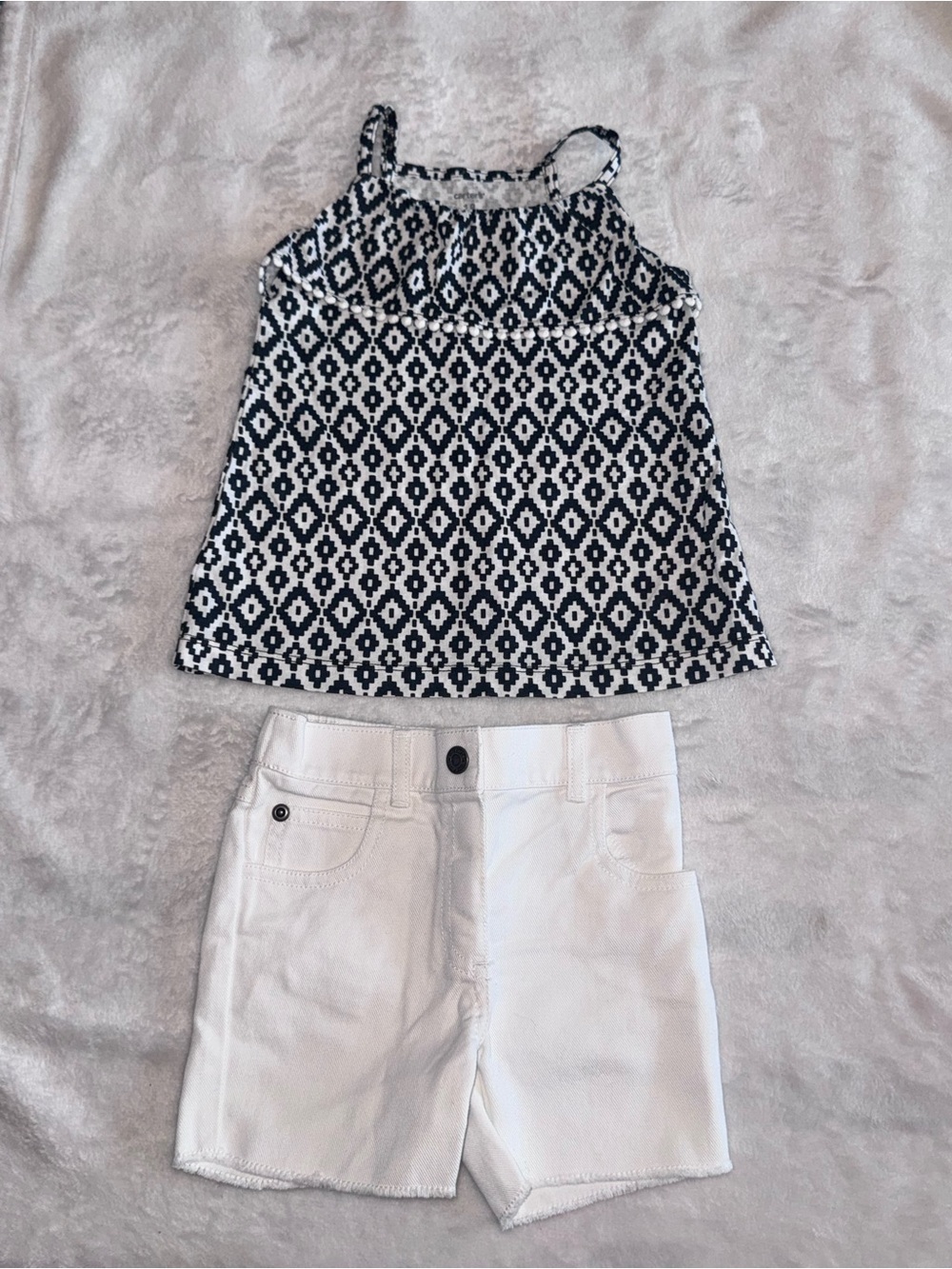 Carter's 18mo Summer Outfit 🤍🖤